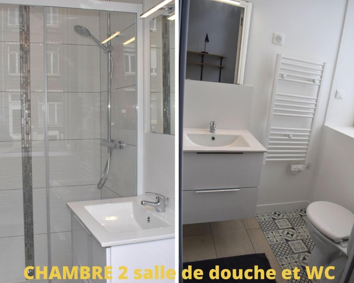 Coliving Tout Confort- Loos Les Lille-Maison Partagee-7 Chambres-5 Sdb-6Wc-Loos Les Lille Esterno foto